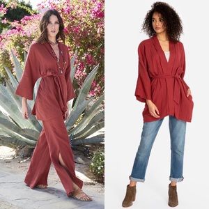 NWT Johnny Was Gauze Kimono